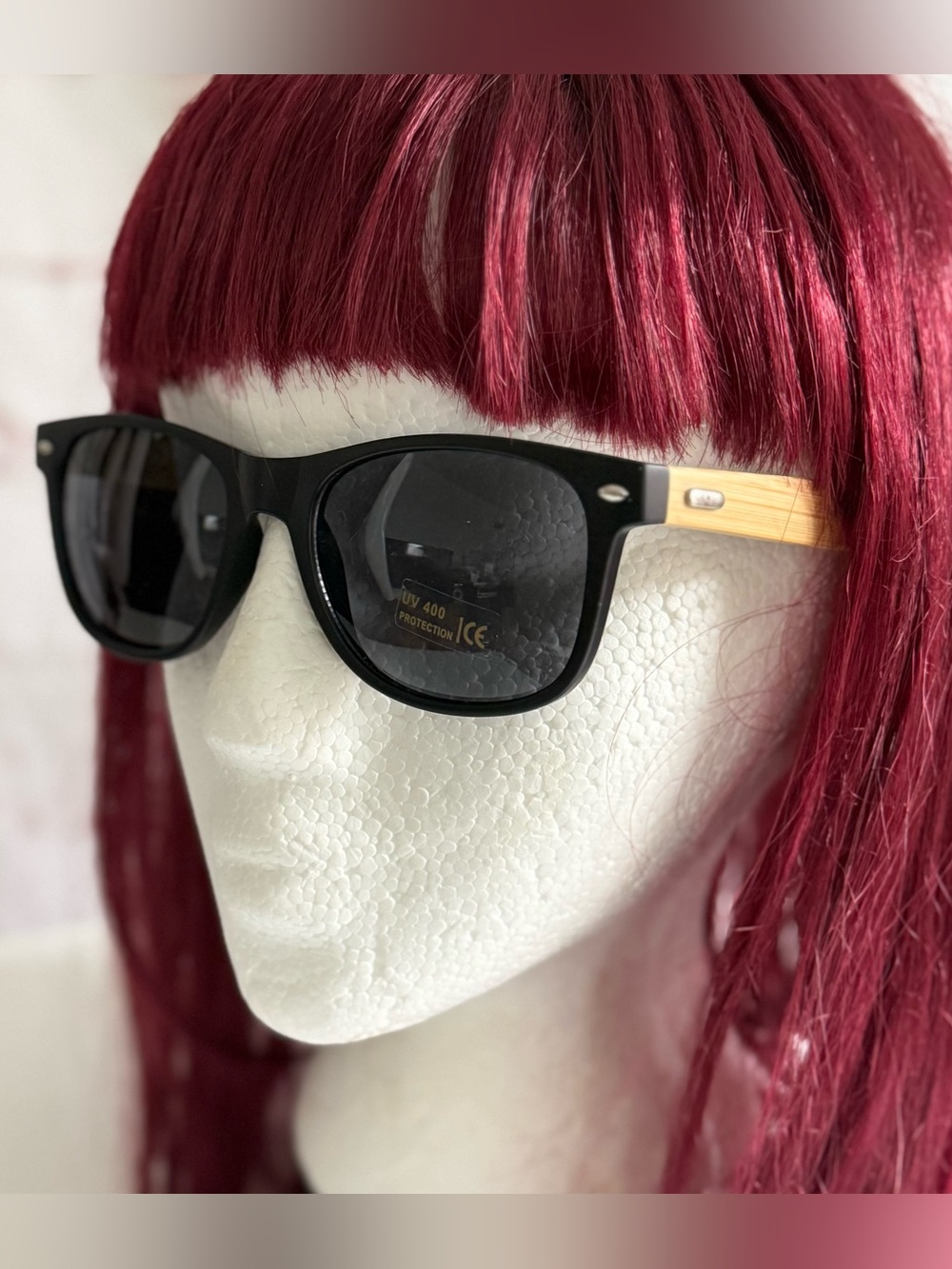 JOE’S SPECS Set of 2 Pair Black & Bamboo Frame Sunglasses UV 400 NEW - Picture 16 of 16